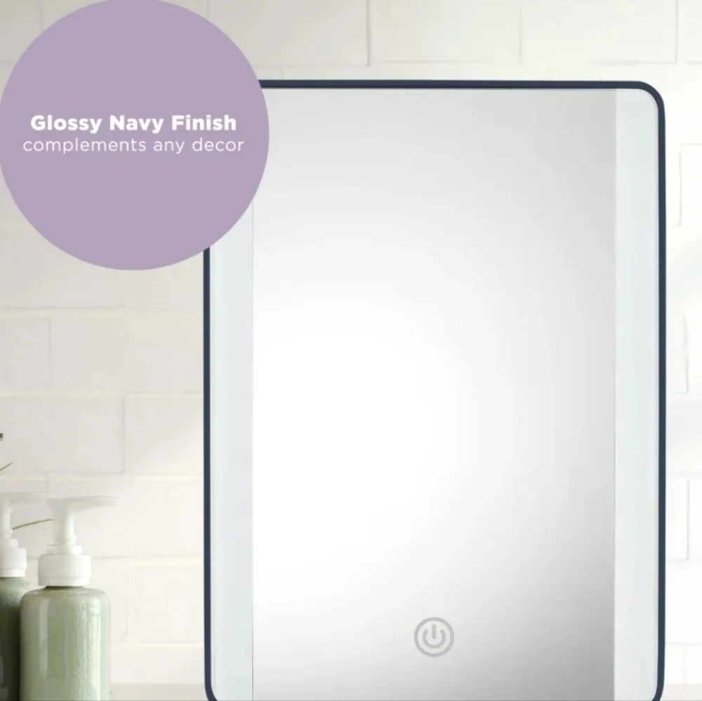 Conair Unfiltered Vibes LED Touchscreen Lighted 1X Magnification Vanity Mirror
